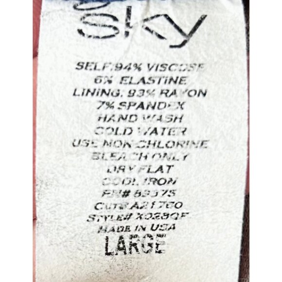 Sky Ombre Braided Neckline Boho Blouse Sky Blue Beige M L Tunic Top Boutique - Picture 9 of 9